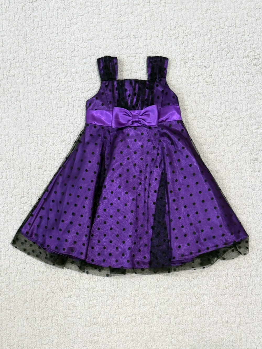 Kids Jona Michelle Polka Dot Bow Dress Size 5T